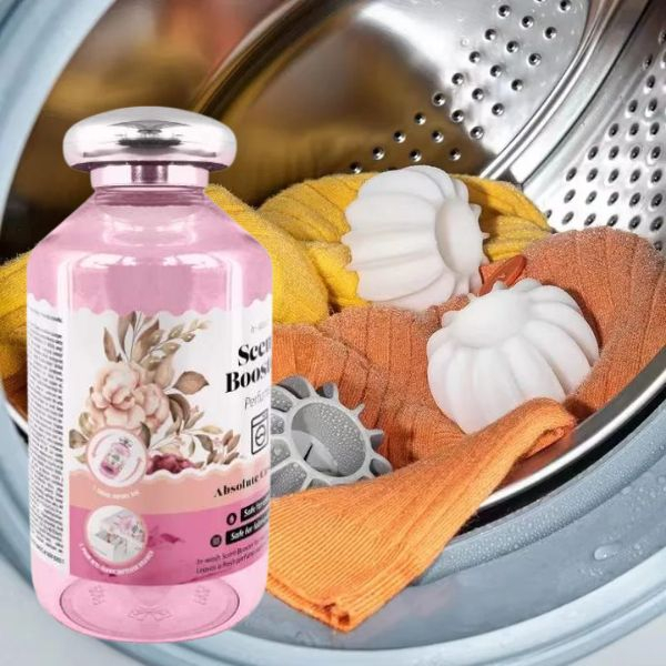 Set Parfum Concentrat pentru Rufe Absolute Cashmere 250 ML cu 4 Bile Reutilizabile pentru Prevenirea Încurcării Hainelor în Mașina de Spălat – IoArtify.ro [2]