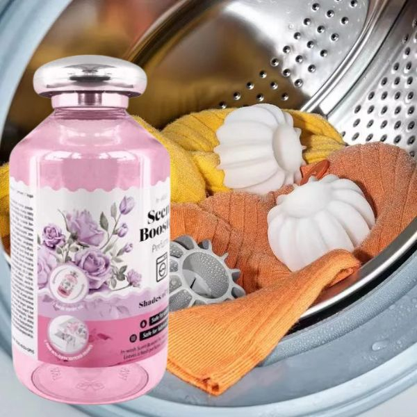 Set Parfum Concentrat pentru Rufe Pure Fresh 250 ML si 4 Bile Reutilizabile pentru Prevenirea Incurcarii Hainelor in Masina de Spalat – IoArtify.ro [2]