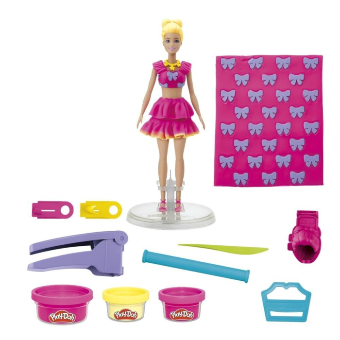 Play Doh Barbie Set Volanase si Fundite cu Papusa Inclusa modelare creativa - IoArtify.ro [3]