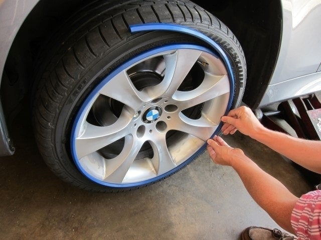 Set protectie jante AVX-T2394-5 calitate Premium 4 inele din plastic culoare verde - IoArtify.ro [4]