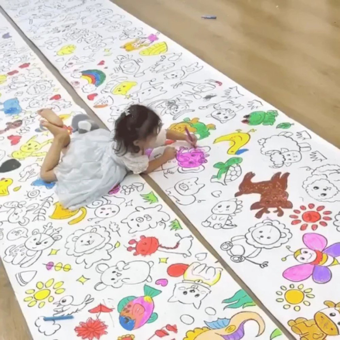 Set Rola de hartie autoadeziva pentru scris si desenat cui 4 markere cu magnet si burete si 36 pixuri parfumate cu gel cu sclipici permanente 200 x 45 cm – IoArtify.ro [8]