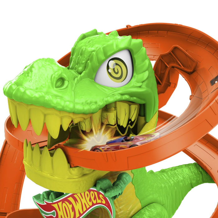 Hot Wheels City Set Statia de Pompieri si Batalia cu Trex cu 1 masinuta inclusa - IoArtify.ro [5]