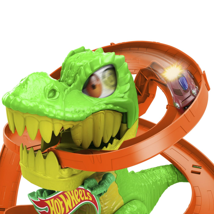 Hot Wheels City Set Statia de Pompieri si Batalia cu Trex cu 1 masinuta inclusa - IoArtify.ro [4]