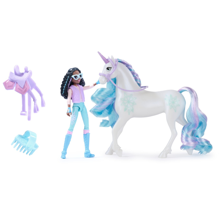 Unicorn Academy Set Unicorn Glacier si Papusa Layla cu accesorii detaliate - IoArtify.ro [2]