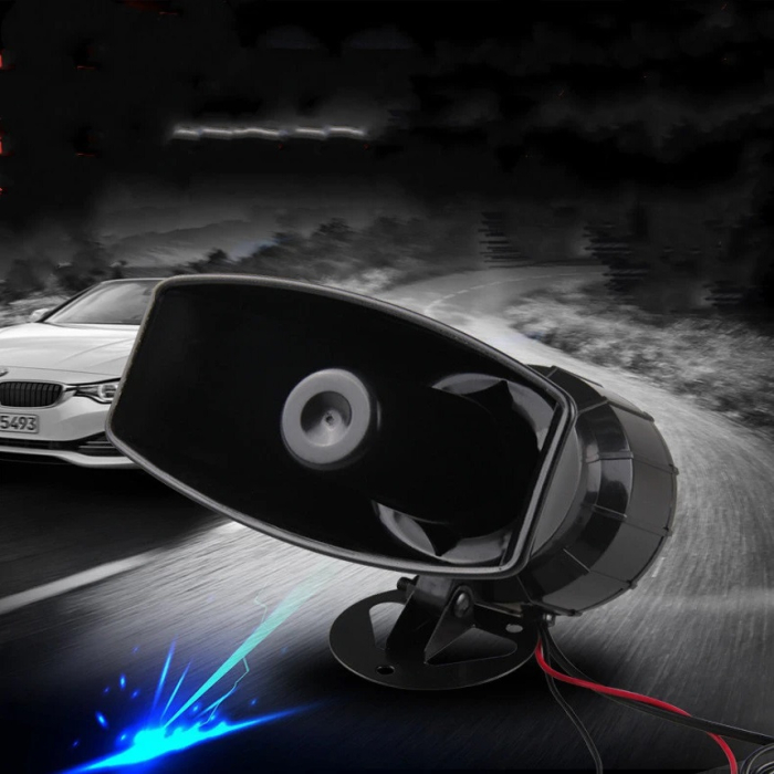 Sirena Profesionala cu 5 Tonuri si Microfon putere 100W alimentare 12V – IoArtify.ro [3]