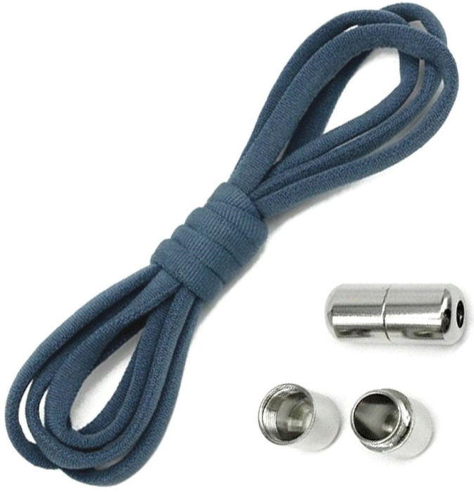 Sireturi elastice SMART pentru incaltaminte cu clema metalica culoare albastru elasticitate superioara - IoArtify.ro [2]
