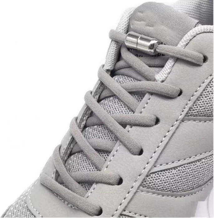 Sireturi elastice SMART pentru incaltaminte cu clema metalica culoare gri rezistenta sporita – IoArtify.ro [2]