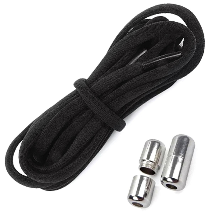 Sireturi elastice SMART pentru incaltaminte cu clema metalica culoare neagra rezistenta la intindere - IoArtify.ro [3]