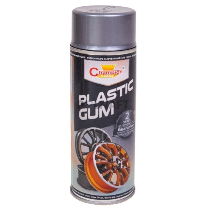 Spray Vopsea Cauciucată pentru Jante, Argintiu, 400ml – Protecție și Estetică Rapidă [2]
