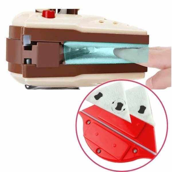 Stergator Dublu cu Magnet pentru Geamuri intre 3 si 8 mm si 10 Bureti de Rezerva Alb cu Rosu – IoArtify.ro [3]