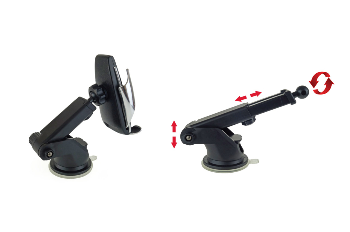 Suport auto inteligent pentru telefon cu incarcare wireless PHW-01 incarcare rapida Qi - IoArtify.ro [4]