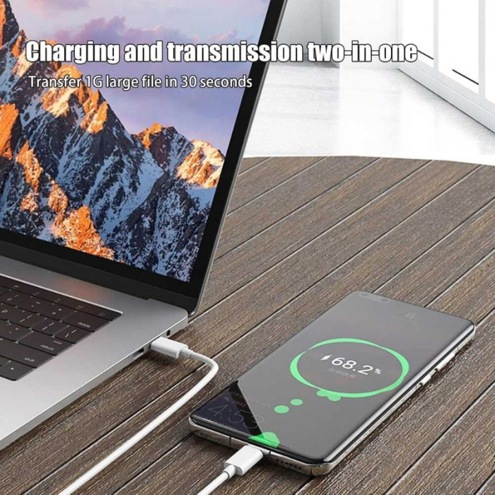 Suport Auto pentru Telefon cu Prindere pe Grila Ventilatie Rotativ 360° si Cablu USB Lightning 2A 1m Fast Charging - IoArtify.ro [8]