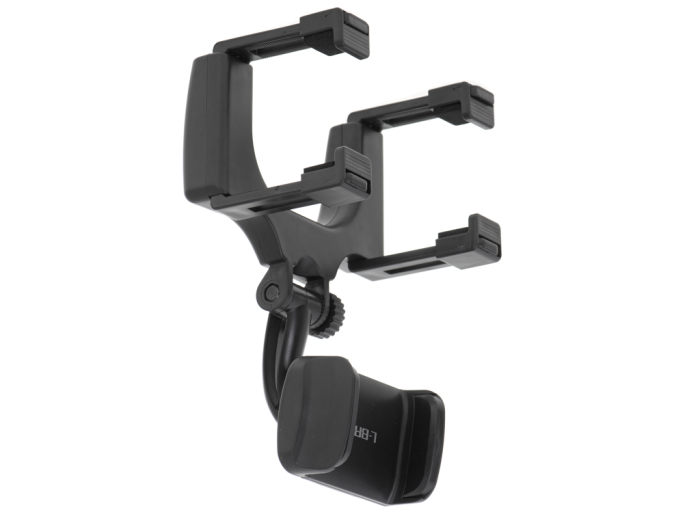 Suport auto pentru telefon cu prindere pe oglinda retrovizoare cu braț reglabil – IoArtify.ro [4]