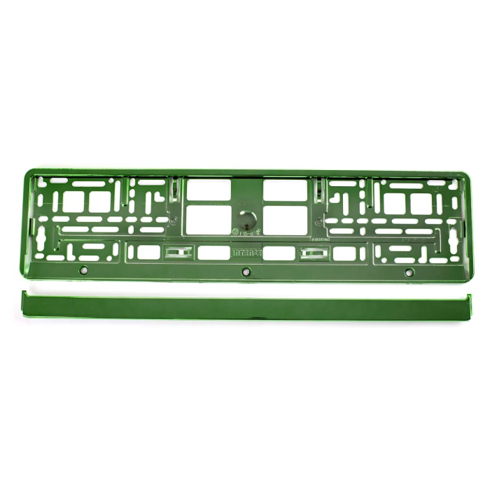 Suport numar inmatriculare din plastic calitate Premium culoare verde rezistent la intemperii – IoArtify.ro [2]