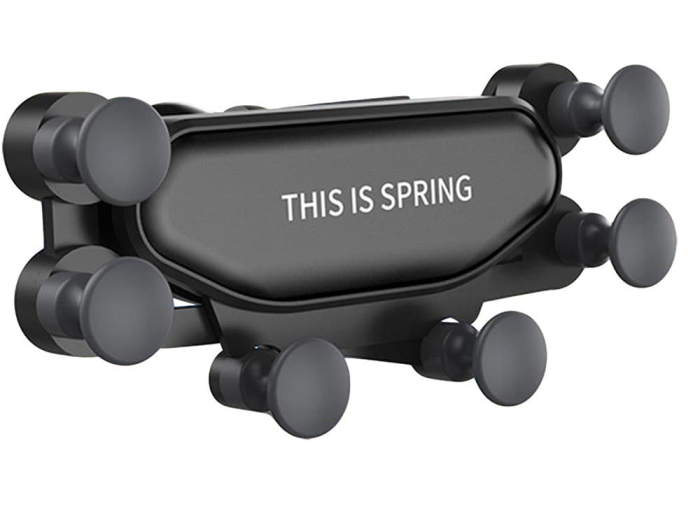 Suport Telefon Auto Gravity cu Prindere in Grila de Ventilatie Ajustabil in Orice Directie si Rotativ 360 Grade Negru - IoArtify.ro [10]