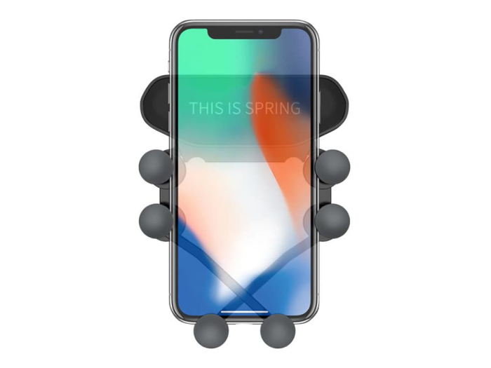 Suport Telefon Auto Gravity cu Prindere in Grila de Ventilatie Ajustabil in Orice Directie si Rotativ 360 Grade Negru - IoArtify.ro [3]