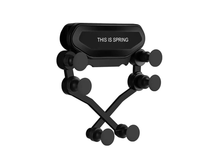 Suport Telefon Auto Gravity cu Prindere in Grila de Ventilatie Ajustabil in Orice Directie si Rotativ 360 Grade Negru - IoArtify.ro [7]