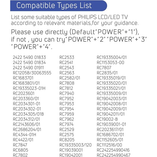 Telecomanda Universala Philips L1725 4K OLED + Baterii Incluse [3]