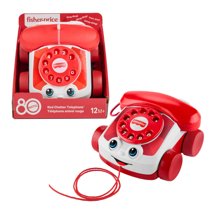 Fisher Price Telefon Interactiv Rosu cu sunete realiste si butoane tactile - IoArtify.ro [8]