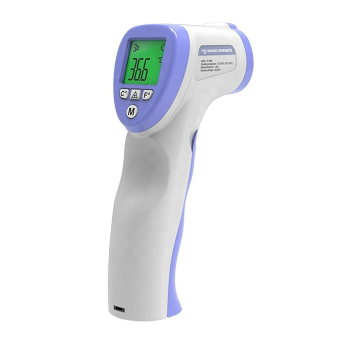 Termometru electronic cu infraroșu, contactless, rapid și precis pentru întreaga familie, afișaj LCD și funcție memorie [2]