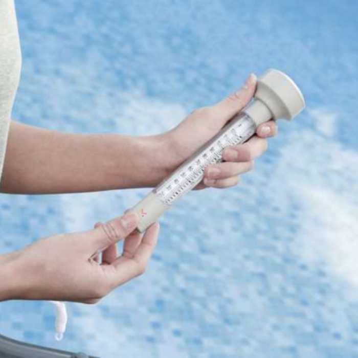 Termometru plutitor cu snur pentru masurarea temperaturii apei din piscine dimensiuni 19 x 5 cm Alb – IoArtify.ro [4]