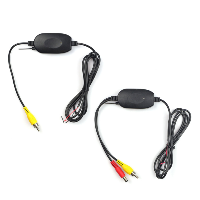 Transmitator și Receptor Video RCA Wireless pentru Cameră de Parcare 12V – Instalare Simplă și Fără Fir [2]