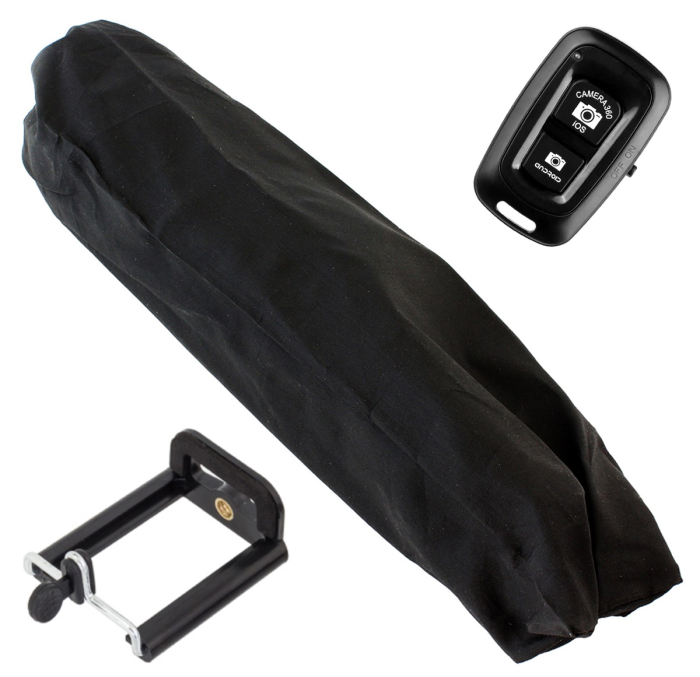 Trepied fotografic din aluminiu AVX-ST5C cu suport mobil 3D și telecomandă Bluetooth – IoArtify.ro [8]