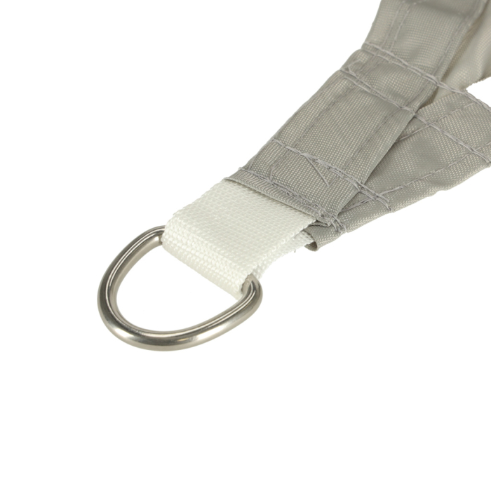 Umbrar de gradina triunghiular impermeabil culoare Gri dimensiune 3 x 3 x 3 m - IoArtify.ro [6]