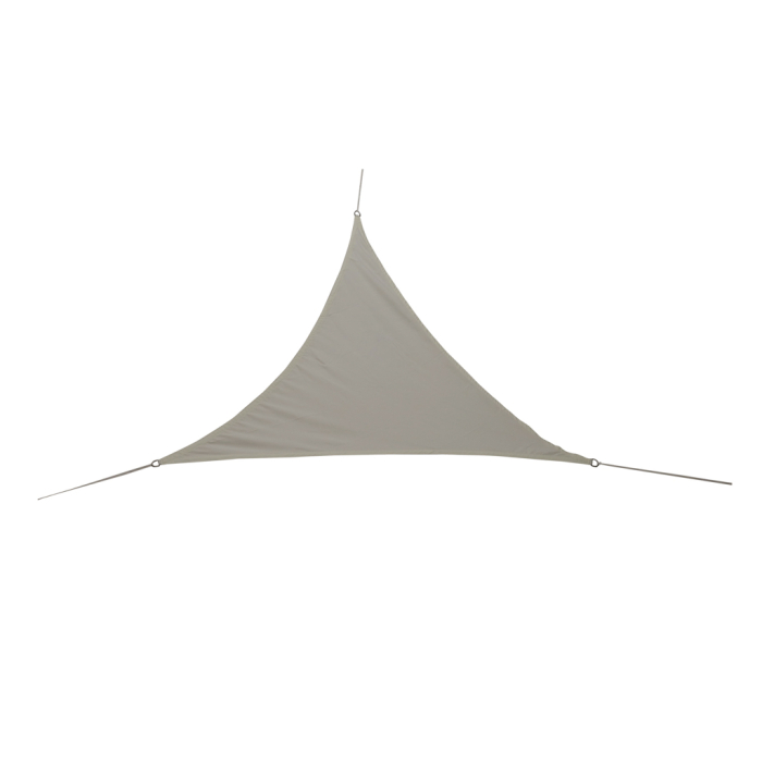 Umbrar de gradina triunghiular impermeabil culoare Gri dimensiune 3 x 3 x 3 m - IoArtify.ro [4]