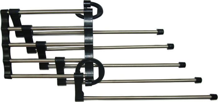Umeras pliabil pentru 5 perechi de pantaloni suport metalic cromat cu capacitate mare – IoArtify.ro [7]