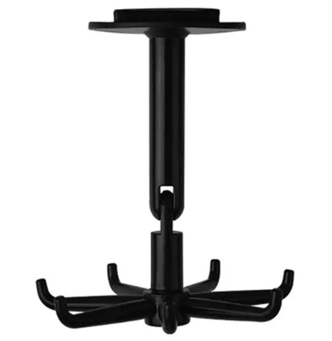 Umeras rotativ de bucatarie cu 6 carlige din ABS lungime 11 cm culoare Negru – IoArtify.ro [5]