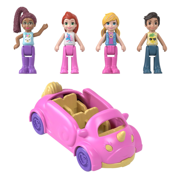 Polly Pocket Valiza Unicorn cu compartimente multiple pentru jucării - IoArtify.ro [9]