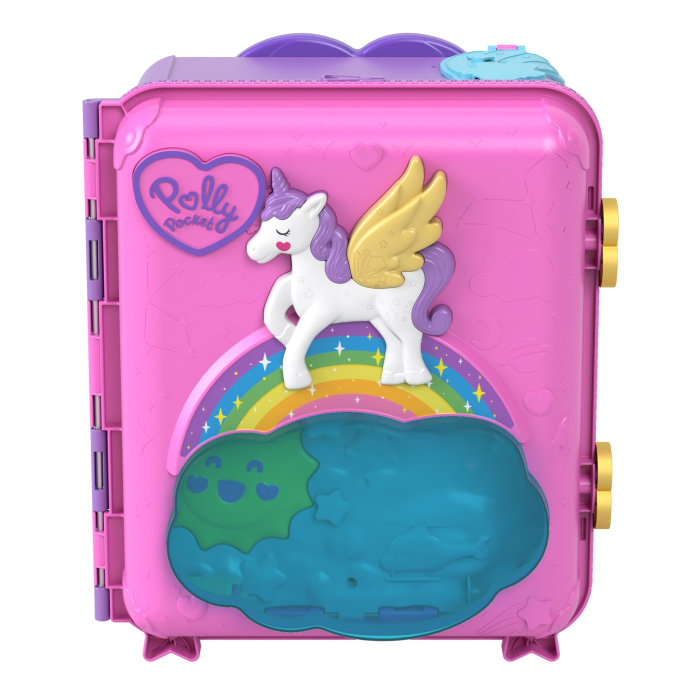 Polly Pocket Valiza Unicorn cu compartimente multiple pentru jucării - IoArtify.ro [7]