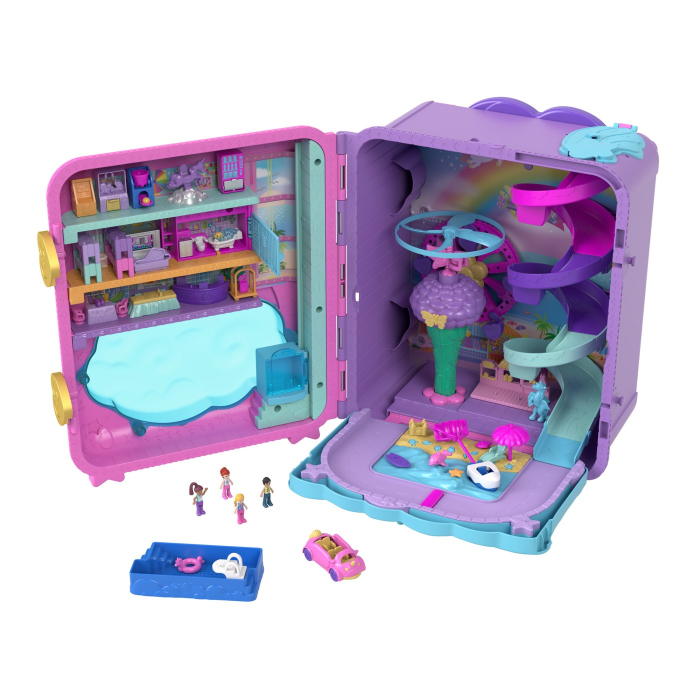 Polly Pocket Valiza Unicorn cu compartimente multiple pentru jucării - IoArtify.ro [8]