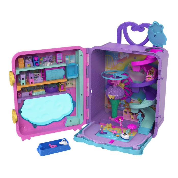 Polly Pocket Valiza Unicorn cu compartimente multiple pentru jucării - IoArtify.ro [2]
