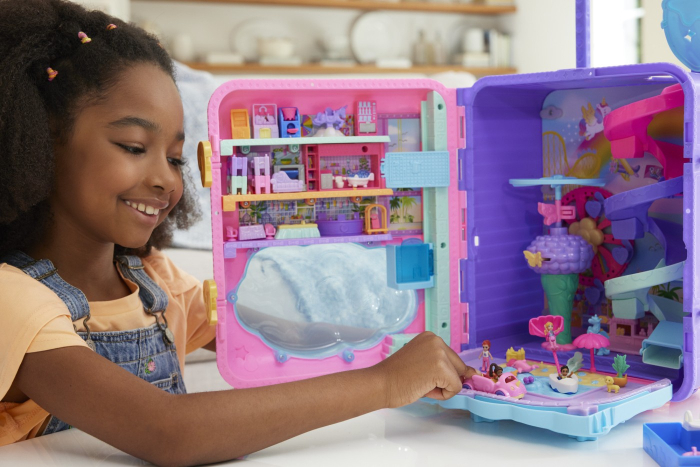 Polly Pocket Valiza Unicorn cu compartimente multiple pentru jucării - IoArtify.ro [5]