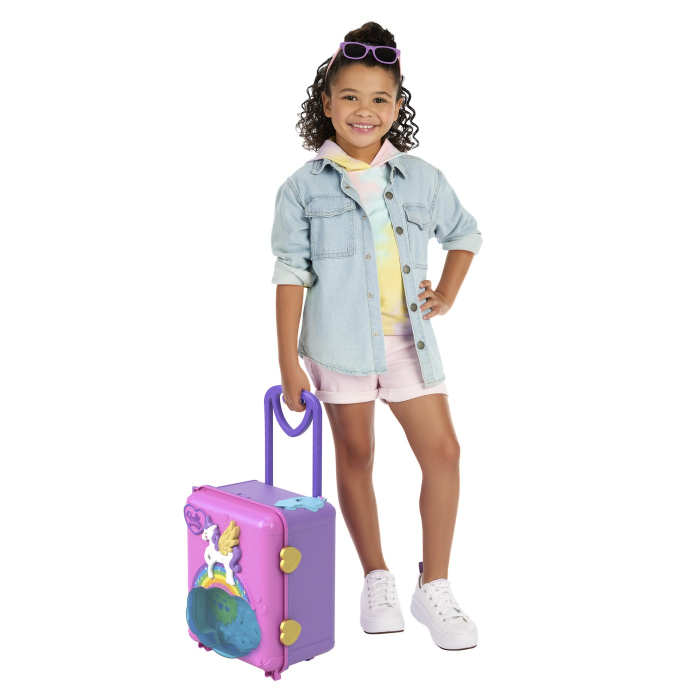 Polly Pocket Valiza Unicorn cu compartimente multiple pentru jucării - IoArtify.ro [6]