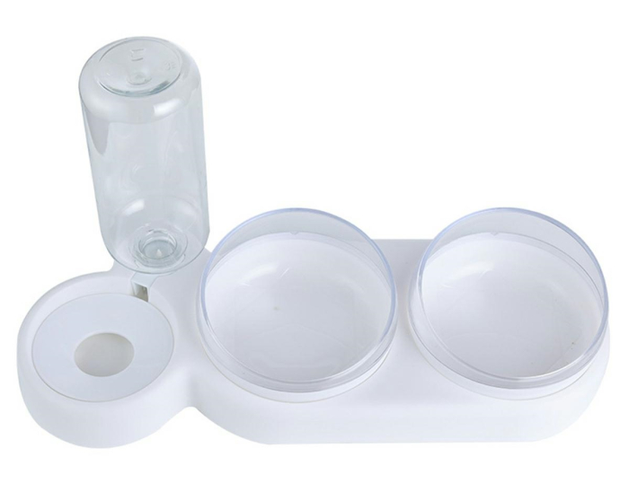 Vas Dublu Inclinat pentru hranire pisici cu Dispenser Apa AVX-AG684E capacitate 1.5 litri – IoArtify.ro [8]