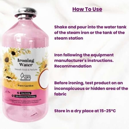 Apa Parfumata pentru Fierul de Calcat 1 L Pure Garden capacitate mare pentru utilizare indelungata – IoArtify.ro [5]