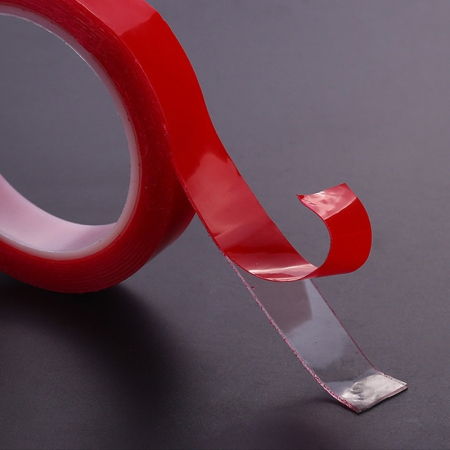 Banda de montaj acrilică dublu-autoadezivă, transparentă, rezistentă, 20mm x 3m – soluție durabilă pentru lipiri și etanșări [2]