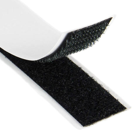 Altele - Banda Velcro autoadeziva 30mm latime x 100cm lungime culoare neagra - IoArtify.ro