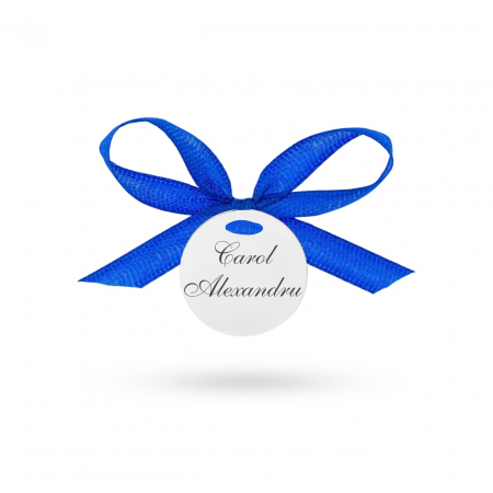 Bijuterii Argint Personalizate - Bănuț Argint Personalizat pentru Botez - Simbol Puritate și Eleganță