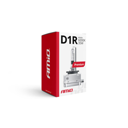 Iluminat Auto - Bec auto xenon D1R 6000K Premium pentru faruri cu lupă, instalare ușoară, aprindere integrată