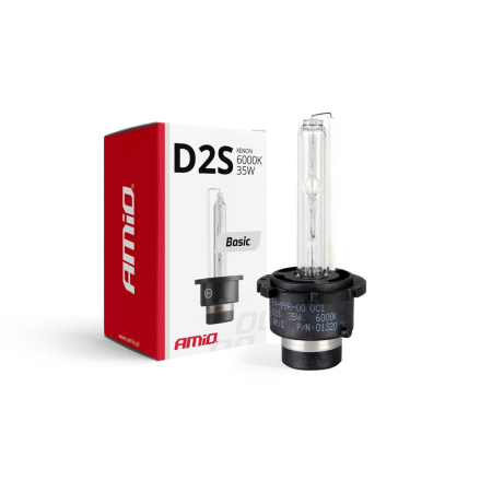 Electrice si Electronice Auto - Bec auto xenon D2S 6000K Basic – Iluminare puternică, instalare ușoară, compatibil cu farurile cu lupă