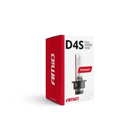 Bec auto xenon D4S 4300K Premium – Compatibil cu faruri cu lupă, aprindere integrată, 35W, 12V [1]