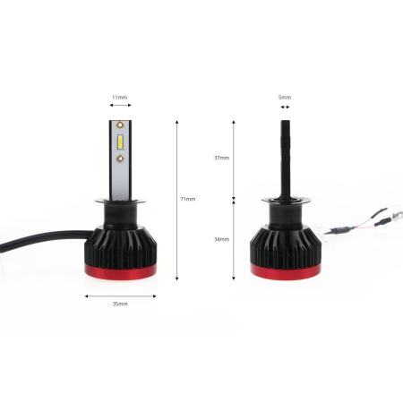 Becuri auto LED BF Series H1 pentru competiții off-road – Luminozitate și performanță sportivă [1]