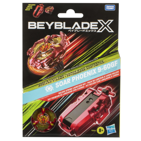 JOCURI SI JUCARII - Beyblade X Set Deluxe String Soar Phoenix 9-60gf cu lansator rapid - IoArtify.ro