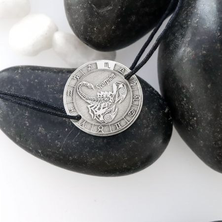 Bratari Personalizate - Brățară 3D Zodiac din Argint 925 cu Snur Ajustabil și Gravură Personalizată - Cadou Elegance