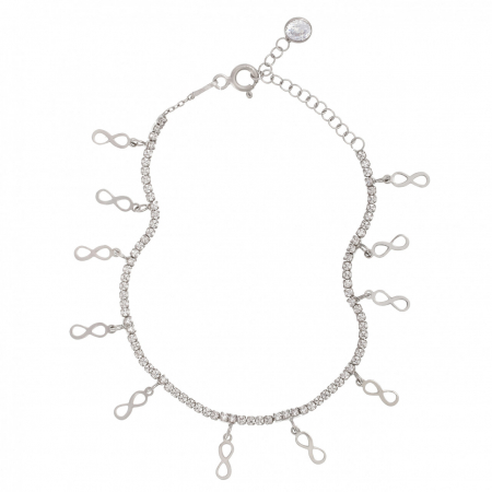 Brățară din Argint 925 cu Charmuri și Cristale – Eleganță Clasică, Rafinament și Strălucire Durabilă [1]