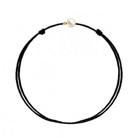 Brățară cu perlă de Mallorca 4mm și biluță din aur 14k – Eleganță subtilă și rafinament modern [1]